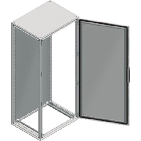 [JAMAIS UTILISE] Armoire Electrique Au Sol SCHNEIDER Spacial SF 1 Porte Sans Châssis 2000x600x400mm - NSYSF20640