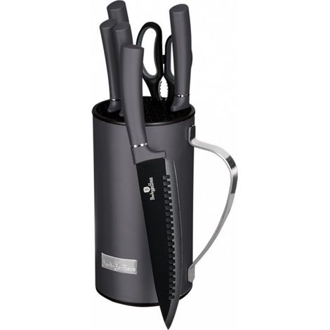 Juego de cuchillos Berlinger Haus BH-2600 con soporte. (1/4)