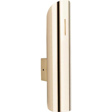[NEUWERTIG] B-Ware Euluna Wandleuchte Ana Wandleuchte Lampe Leuchte 2x6 W G9 Stahl Messing