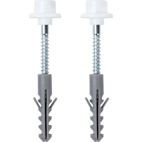 M10 x 110 mm Waschbecken-Befestigungsset, 2er-Pack, verzinkter Stahl, für Badarmaturen, Mischbatterien, chemische Abdichtung