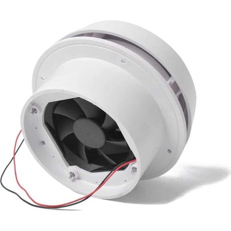 1 unité ventilateur d'échappement, 12 V silencieux, ventilation puissante pour camping-cars, remorques et caravanes (1/4)