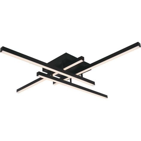 Lámpara de araña LED de diseño moderno V-TAC de 38 W, color negro, 850 x 850 x 150 mm, blanco natural (1/5)