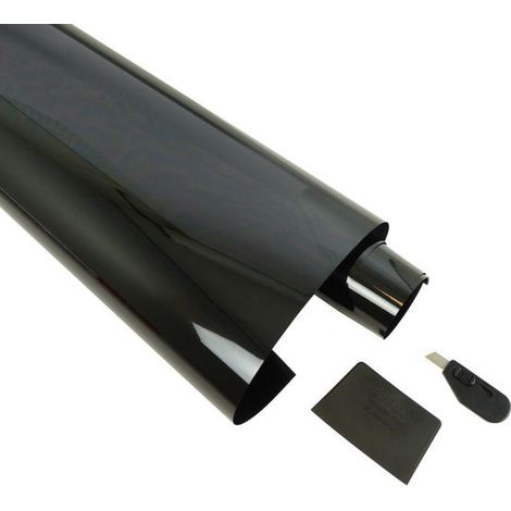 FILMS POUR VITRES RESISTANT AUX ERAFLURES LIMO NOIR 3% 300X50CM