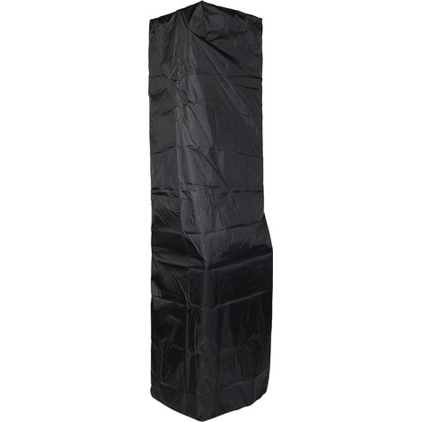 Housse imperméable 12 pouces pour cour extérieure et jardin Protection pour parasol Housse anti-poussière Noir (1/5)