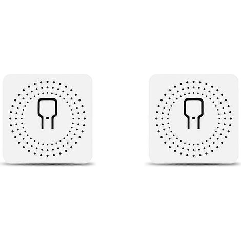 2 Pcs Mini Wifi Breaker Hause DIY Elektrische Wifi Relais Schalter 16A Drahtlose Automatisierung Modul Arbeit Tuya (1/5)