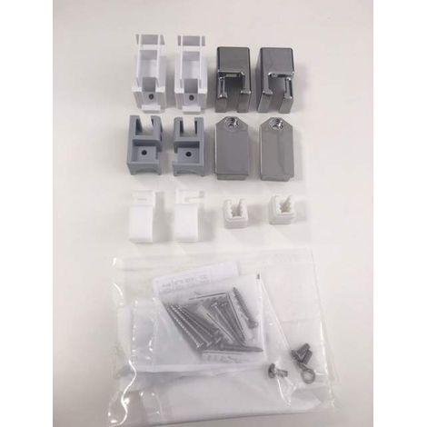 Confezione viteria/plastica BOX R GLAX 1-2-3 Novellini R01BGLCR1-K  Cromo (1/2)