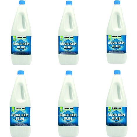 Pack THETFORD 6x Aqua-Kem Bleu Additif Sanitaire Toilette Portable Camping (1/3)