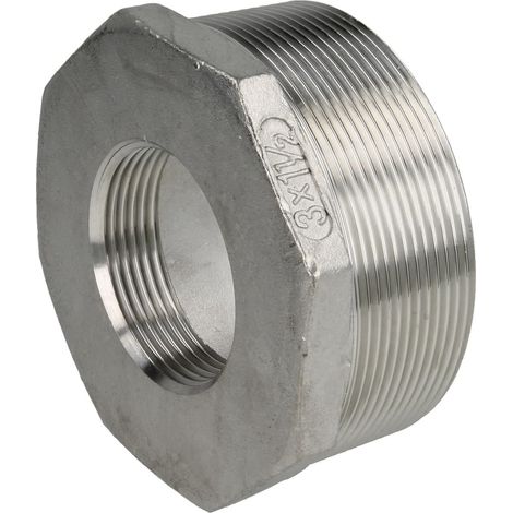 Réduction en inox 3'' x 1 1/2'' FM/FF