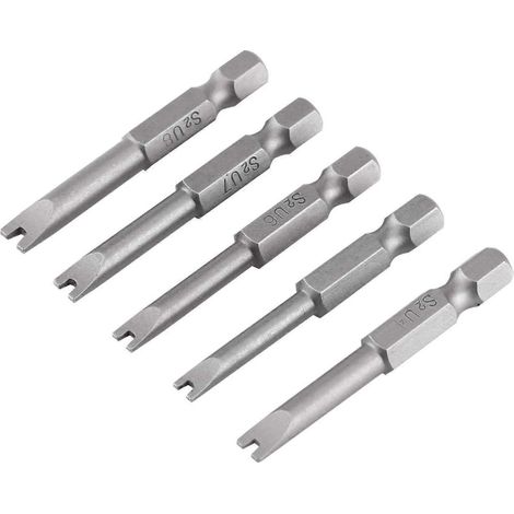Jeu de 5 embouts de perçage hexagonaux de 50 mm (1/4") avec tige magnétique à dégagement rapide (1/5)