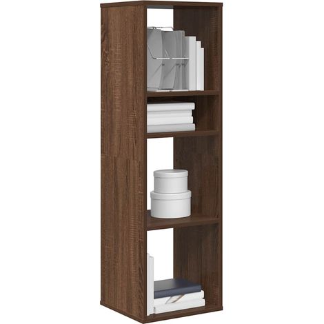 Estantería madera de ingeniería color marrón roble 34x31x112 cm vidaXL (1/5)