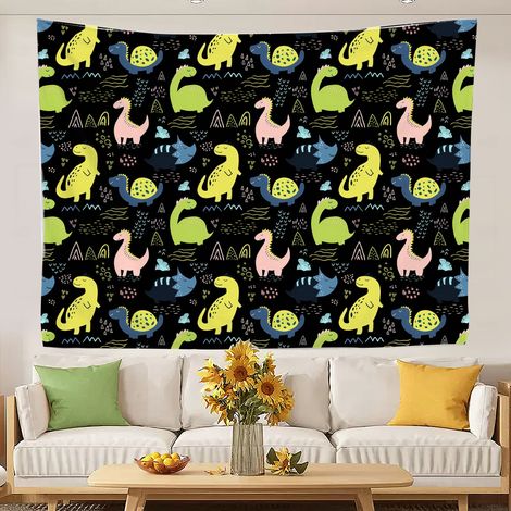 Tapisserie vintage tendance pour chambre à coucher, séchage rapide, idéale pour la décoration de fêtes. 150x130cm (1/5)