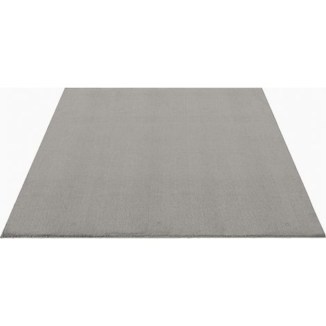 FLOORNOVO Hochflor Teppich Beige einfarbig - 110 x 60 cm - Besonders Weicher Teppich Wohnzimmer & Badezimmerteppich - Pflegeleicht - vielseitig einsetzbar im Innenbereich (1/2)