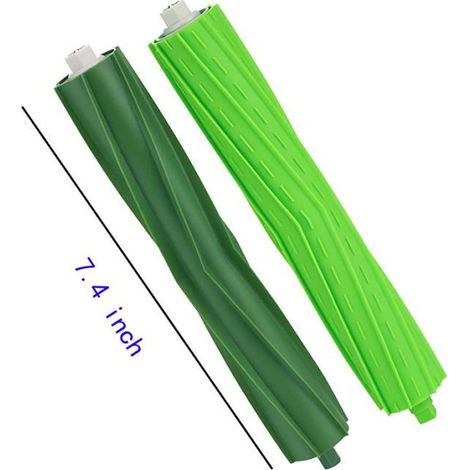 Kit de 2 Brosses à rouleaux pour Aspirateur iRobot Roomba i7 i7Plus E5 E6 E7 HOBBYTECH (1/2)