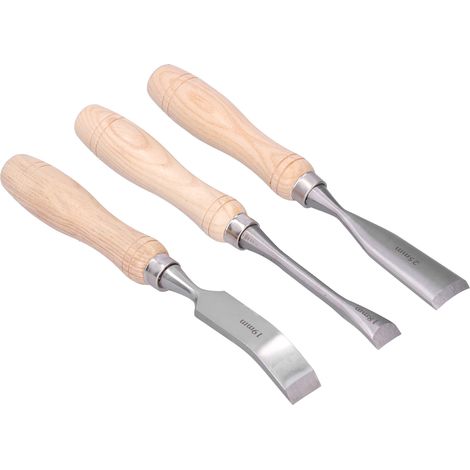 12-teiliges Meißelset mit Holzgriff aus 65er Manganstahl, multifunktionales Handwerkzeug für Schreiner und Schnitzer (1/5)