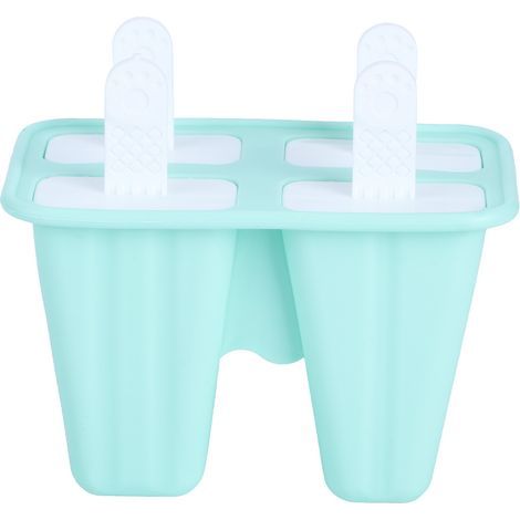 Moule à Glace Silicone 4 Cases - Outil DIY pour Créations Glacées Rafraîchissantes (1/5)