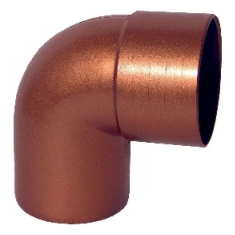 CURVA PLUVIALE     90° Diam.100 - Rame rosso