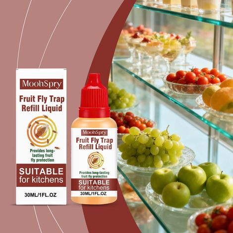 Gigante GmbH-1-Appât anti-mouches des fruits à base de fructose, idéal pour un usage domestique, assure un piégeage continu et réduit les problèmes d'insectes – 30 ml (1/5)