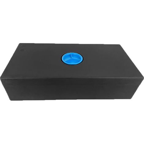 Plast'Up Rotomoulage – Réservoir de chasse d'eau 60L en polyéthylène rotomoulé – Étanchéité absolue – Installation horizontale/verticale – Résistant aux chocs