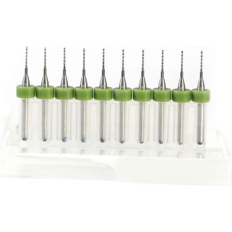 Mini forets CNC pour circuits imprimés PCB solides (0,7 mm)