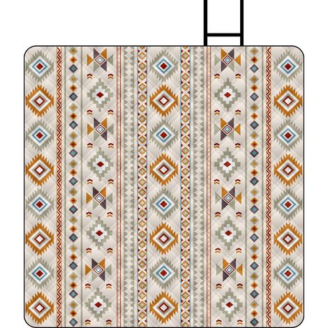 Tapis de pique-nique de style ethnique de camping en plein air, tapis de pique-nique, 200200 cm, style ethnique Huang Ming (1/5)