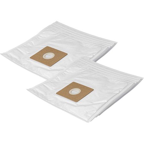 vhbw 10x sacchetto compatibile con Daewoo Fortis RC 300 aspirapolvere - microfibra, 42cm x 30cm Bianco