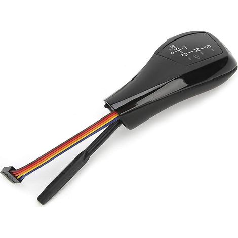 Compatibile con i cambi con trazione al volante (LHD): pomello del cambio automatico. Compatibile con il cambio elettrico (LHD), adatto ai modelli stile E46, E60 ed E61 F30 (nero lucido). (1/5)