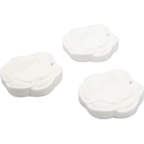 Lot de 3 sachets de cire parfumée longue durée en forme de fleur, aux différentes fragrances, pour armoire ou voiture. (1/5)