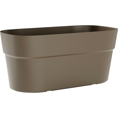 TeraPlast Fioriera Sirio 78 Sand Tortora Plastica Riciclata (1/3)
