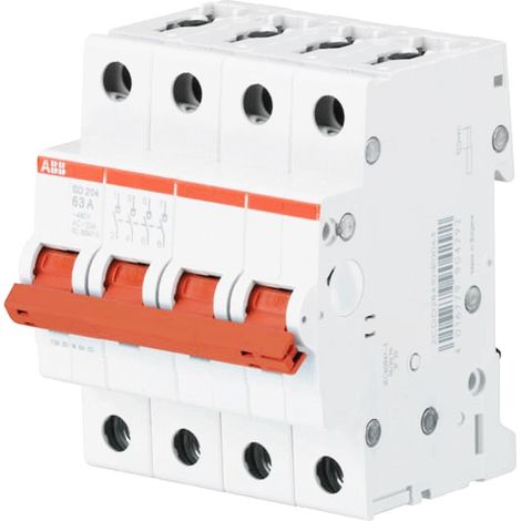 Interruttore sezionatore sd204 63 4p 63a abb m990429