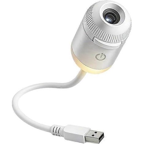Projecteur Enchanti Nook 2-en-1, veilleuse galaxie, projecteur d'étoiles USB à luminosité réglable, mini projecteur galaxie pour lit (1/5)