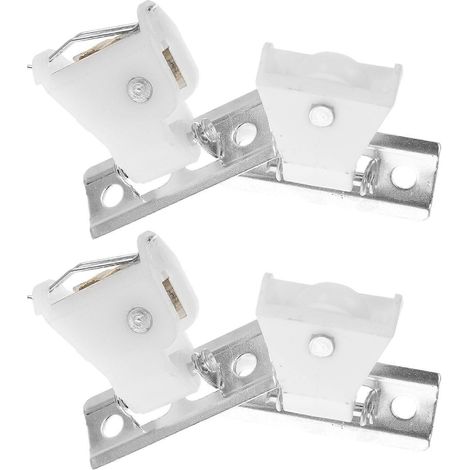Mécanisme de verrouillage de cordon de rechange pour stores enrouleurs d'intérieur (2 jeux), installation facile, blanc (1/5)