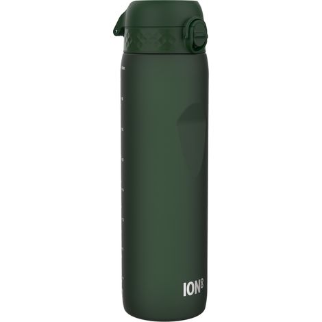 Ion8 BPA-freie Kunststoffflasche 1000 ml dunkelgrün