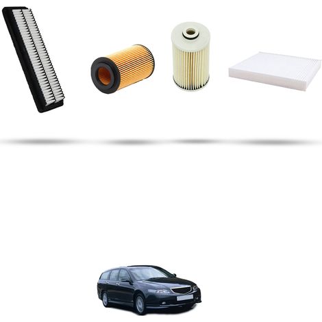Kit tagliando 4 filtri compatibile con Honda Accord VII 2.2 110kw dal 2008 (1/5)