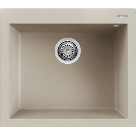Elleci Lavello da Incasso Quadra 105 57x50 cm Granitek Bianco Soft