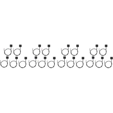 20 interrupteurs à bouton-poussoir instantanés, mini-interrupteurs à bouton-poussoir à montage en surface 12 V/24 V (1/5)