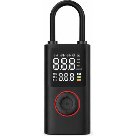 Mini pompe à air portable sans fil double alimentation gonfleur pneus voiture vélo électriques 2026 nouveau (1/5)