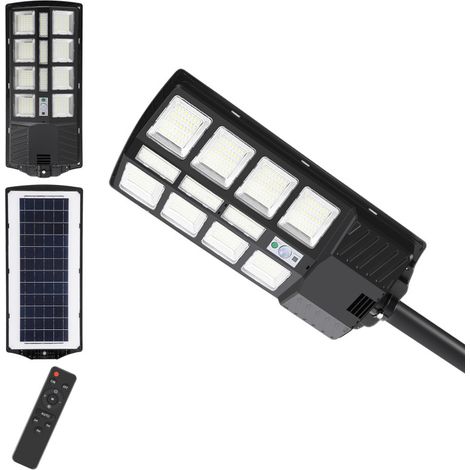 SWANEW 3 PCS luci solari da 400 W con sensore di movimento e modalità remota, luci solari da esterno da 600 lm (1/2)