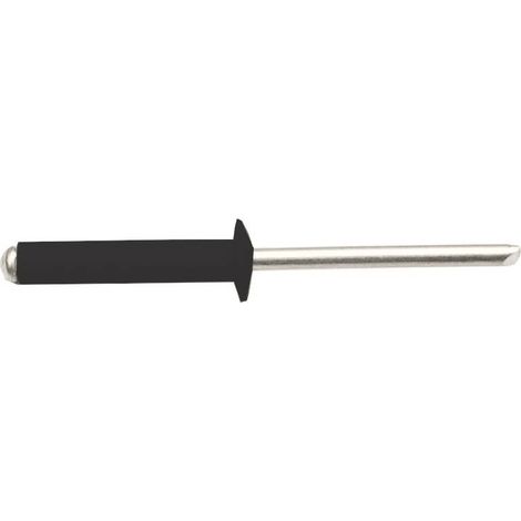 500 Rivets Aveugles Tête Ronde GORIVET ALX TRS 3.2 x 8 mm - Aluminium/Acier RAL 8019 - D-Work (1/4)