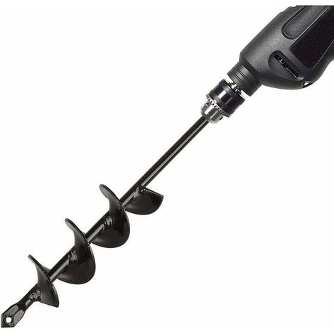 Tariere jardin perceuse,Mèche Jardin Tarière, Outil de Plantation Pratique pour Fleur Planter des Arbres Arbustes - 4×22cm