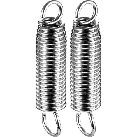 2 ressorts de pédale de grosse caisse robustes à crochet-6X1CM-Silver (1/3)