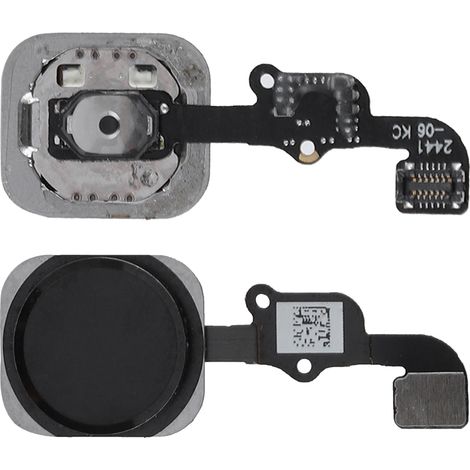 Câble de Bouton Principal avec Capteur Touch ID pour iPhone 6 / 6 Plus (Noir) (1/5)