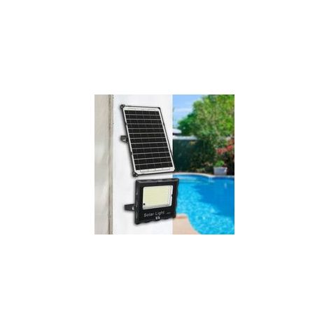 Projecteur solaire LED 335 LED avec télécommande, pour jardin, cour – (1/4)