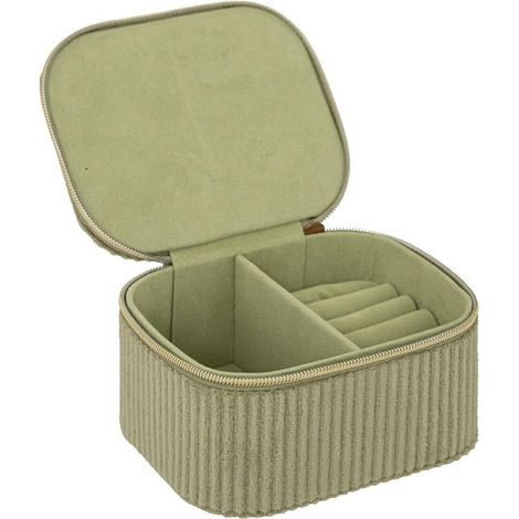 Joyero Enya papel - verde - 11x5 -5 cm - Atmosphera créateur d'intérieur (1/3)