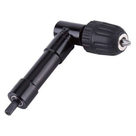 BUNTHAUS Mandrin à angle droit 90° autoserrant – Adaptateur de perceuse pour espaces confinés – Capacité de serrage 0,8 à 10 mm – Tige hexagonale 8 mm (1/5)