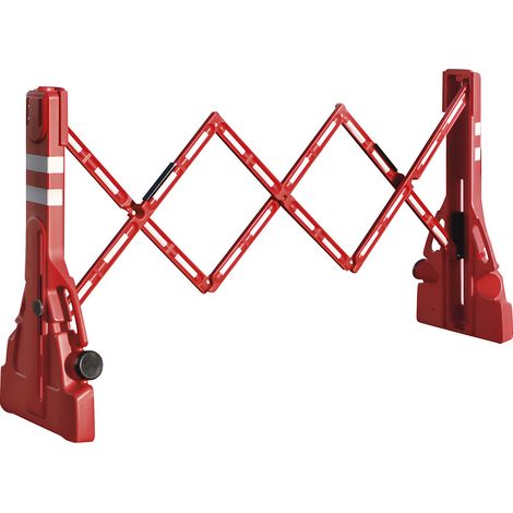 PROCITY, Barrière extensible en PVC, avec système de stockage (1/3)