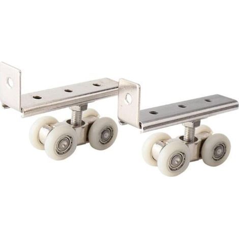 2pcs Sliding Door Roller, Wardrobe, Sliding Door, Wardrobe, Closet, Window (1/5)
