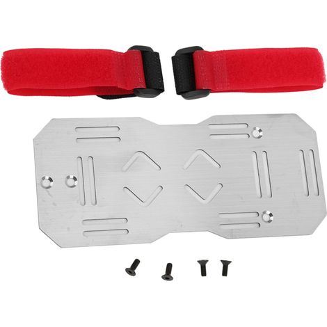 Support de Batterie en Acier Inoxydable pour Voiture RC Traxxas TRX-6 G63 Crawler (1/5)