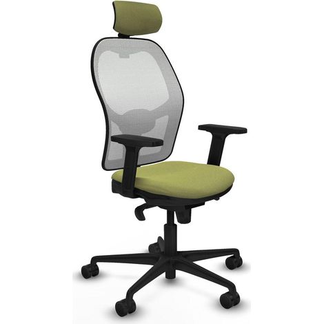 piqueras-y-crespo Silla de Oficina con Cabecero vert olive (1/3)