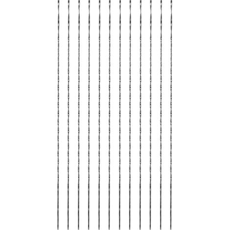 Lot de 12 lames de scie à chantourner – Acier au carbone – Pour bois métal plastique – Sciage en courbe coupe fluide (1/5)