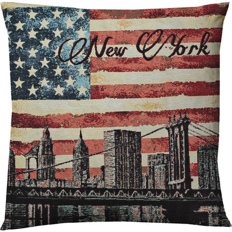 Miss Lucy NYC doppelseitiger Dekokissenbezug 45 x 45 cm
